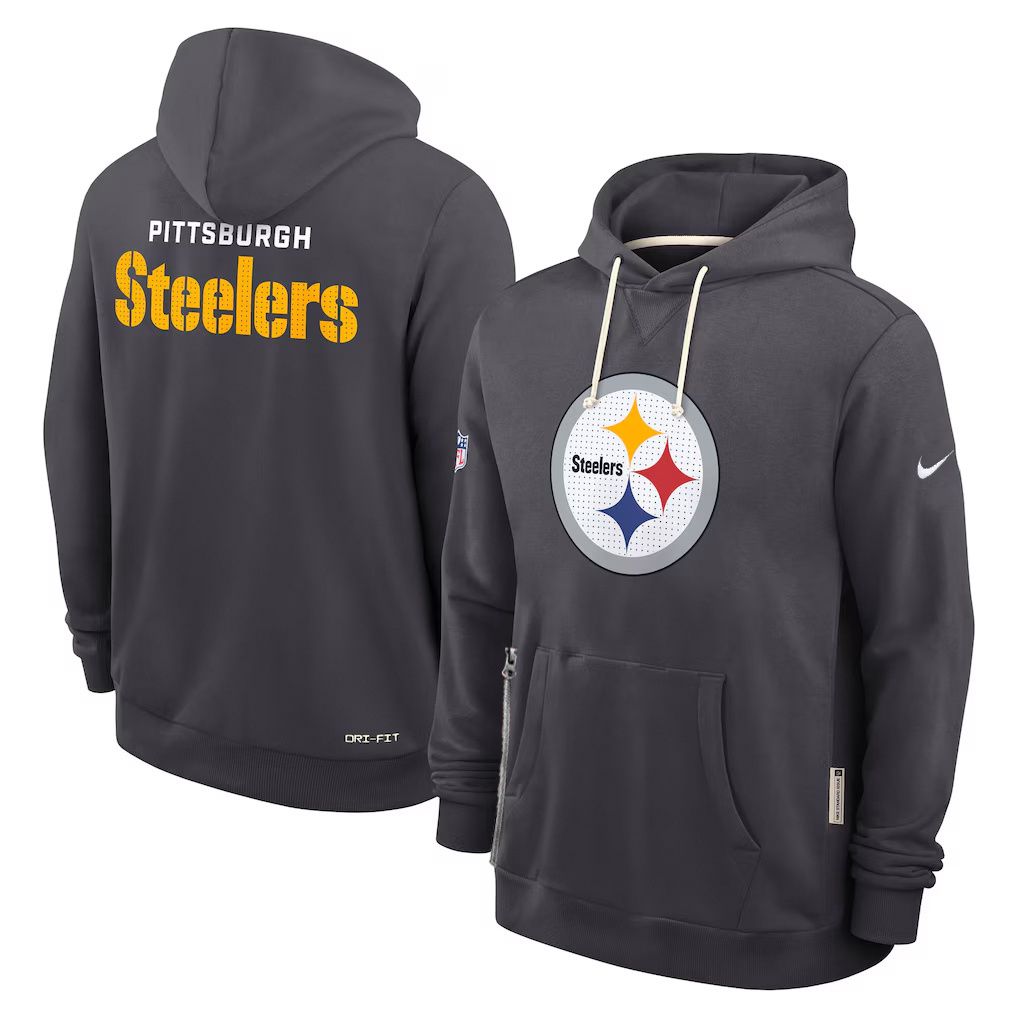 Men 2026 NFL Pittsburgh Steelers hoodie black 02